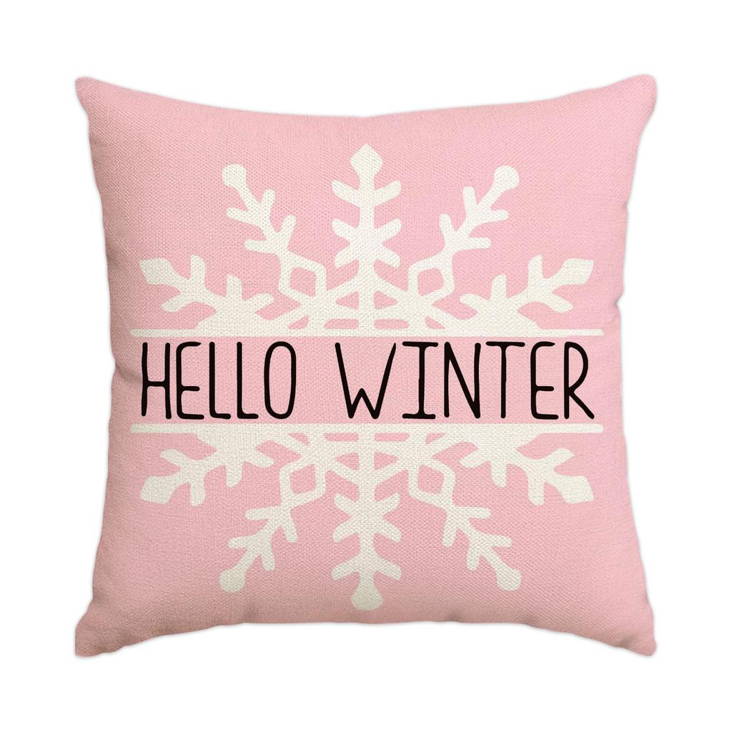 1Pc/4Pcs Christmas Pillow Cover, Dwarf Santa Claus Festive Decoration Living Room Sofa Cushion Cover, Christmas Decorations