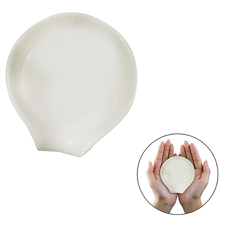 Многоцелевая керамическая подставка для ложки Белая подставка для ложки Подставка для ложки Кухонная утварь Посуда Подставка для ложки Ложка