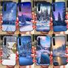 Чехол Landscape Winter Light Snow для OPPO Reno 5 Lite 2Z 2F A5 A9 A53 A53S 2020 A52 A72 A1K A15 A83 A94 A74 A54