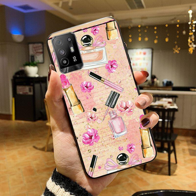 Виды инструментов для парикмахера Make Up Girl Life Чехол для телефона OPPO A74 A94 A3S A5S A9 A12 A15S A52 A53S A72 A73 A91 5G Чехлы