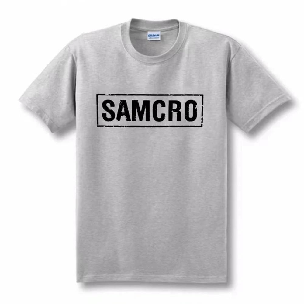 Футболка с принтом «Сыны анархии» SAMCRO для мужчин и женщин, трендовая хип-хоп-рок-футболка большого размера с коротким рукавом, хлопковые футболки, одежда, топы 65051