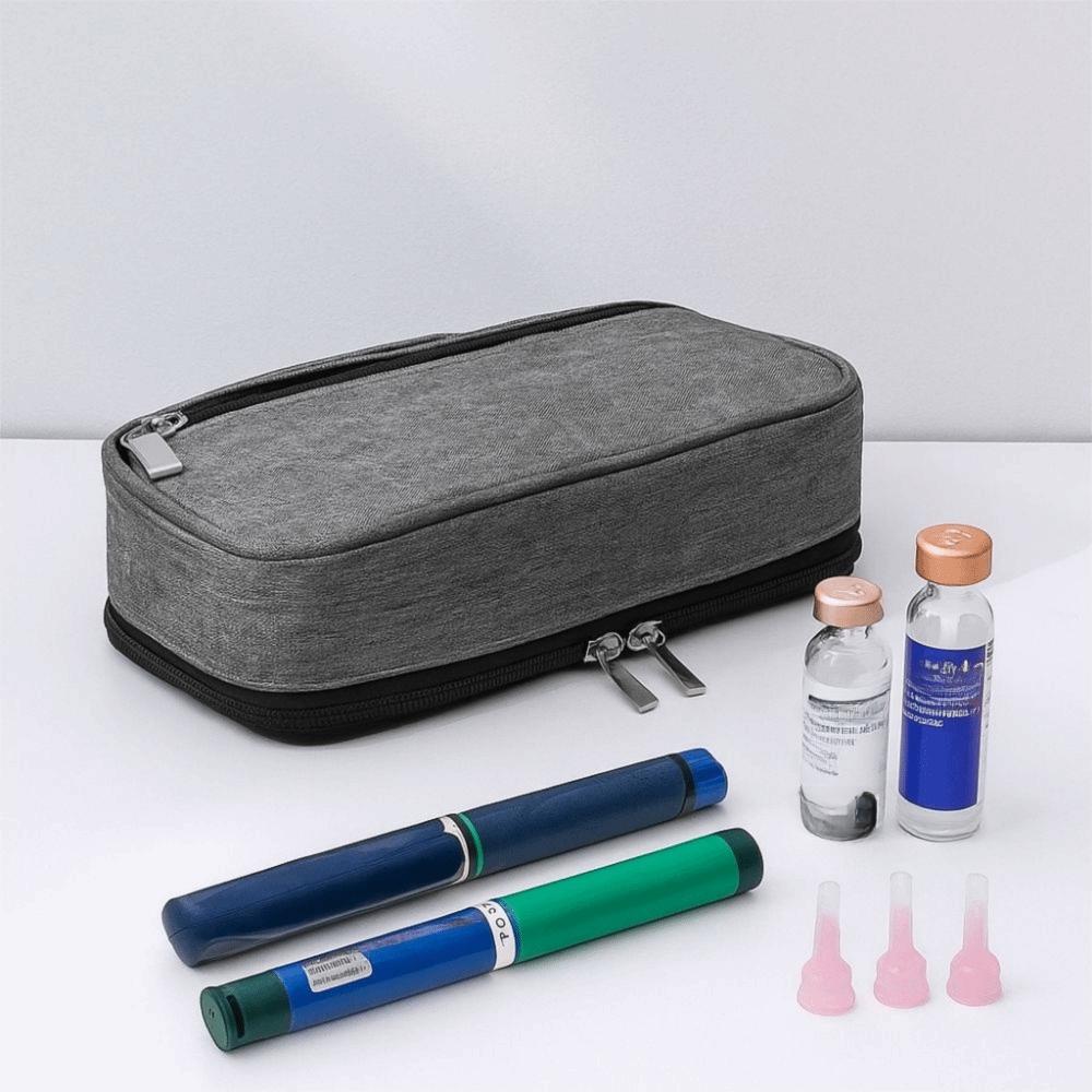 Lightweight Insulin Cooling Bag Wear-resistant Washable Insulin Carry Case Waterproof Medicine Storage Bags Office