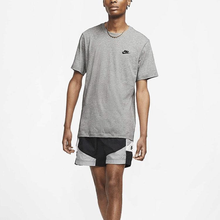 Nike Футболка NSW Club серая футболка серая мужская уличная одежда AR4999-064
