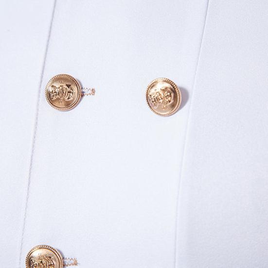 Мужская рубашка в стиле ретро, ​​двубортный Королевский стиль, воротник-стойка с длинным рукавом, однотонный, приталенный, формальный, мягкий дышащий мужской топ средней длины