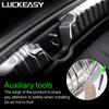 LUCKEASY For Tesla Model 3 Stainless Steel Trunk Inner Guard  -model3 2017- Car Inner Rear Bumper Guard Plate Cover