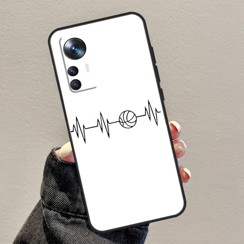 Чехол 'Сердцебиение Баскетбола' Для Xiaomi 14T Pro 13T 11T 12T 13 14 15 Ultra Чехол Для POCO F7 F5 F6 X3 X5 X6 X7 Pro