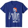 Rocker Skeleton Hand Rock On Costume Funny Halloween Gifts T-Shirt for Men Women Oversized T Shirt Four Seasons Casual
