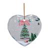 Рождественские украшения Прозрачный акриловый подвесной кулон в форме сердца Прочные принадлежности для зимнего фестиваля