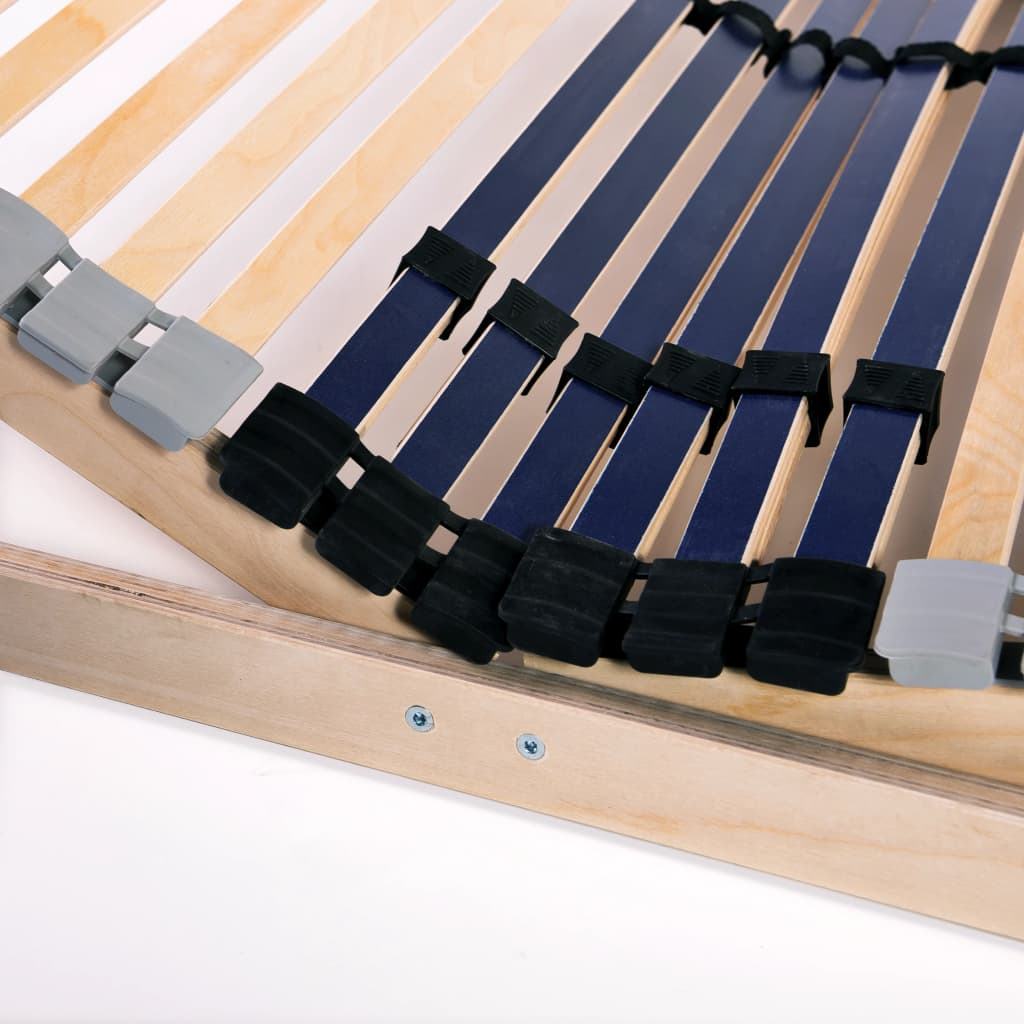 Vidaxl Stelaż Do Łóżka Z 42 Listwami, 7 Stref, 90 X 200 Cm