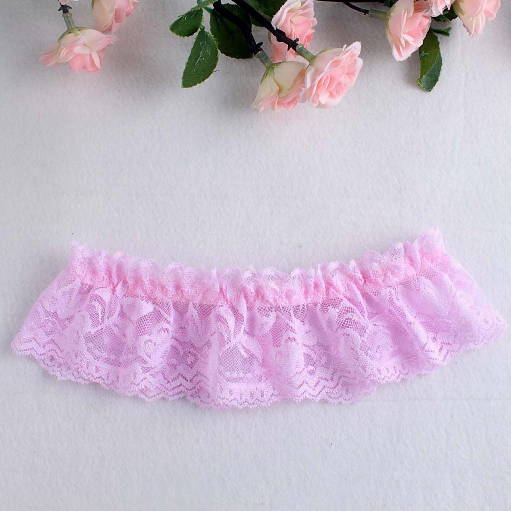Wedding Garter Lace Floral Sexy Leg Garter Belt White Bowknot Bridal Lingerie Lace Leg Ring Loop Party Cosplay Suspender