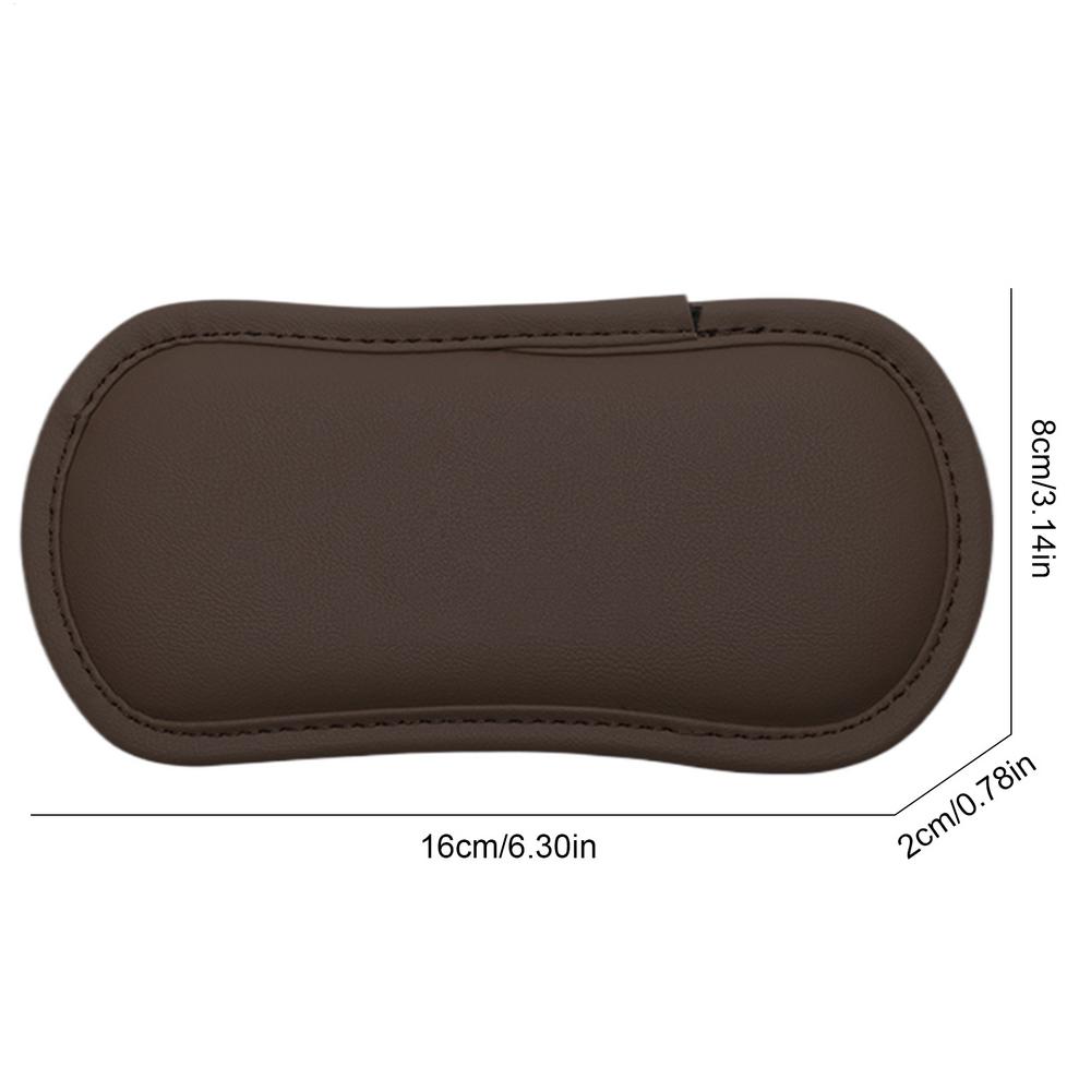 Car Suede Leather Knee Pad Inside Knee Cushion Comfortable Elastic Cushion Thigh Support Anti-collision Pad Interior Accessories