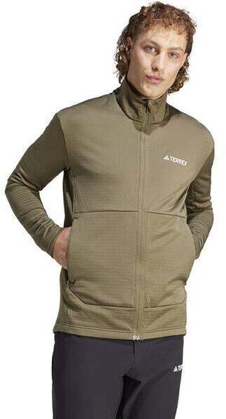 Adidas Multi Light Fleece Full Zip Jacket olive strata