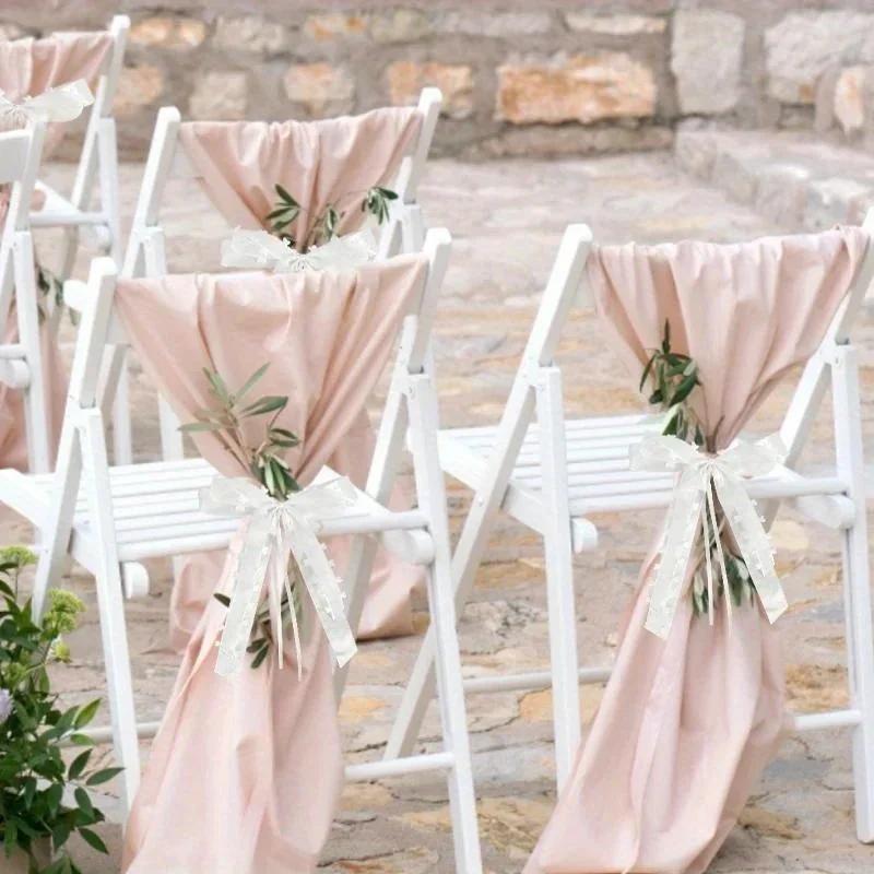 10 шт. бантиков из ленты: Преобразите свой дом, автомобиль или кресло для свадеб и праздников!