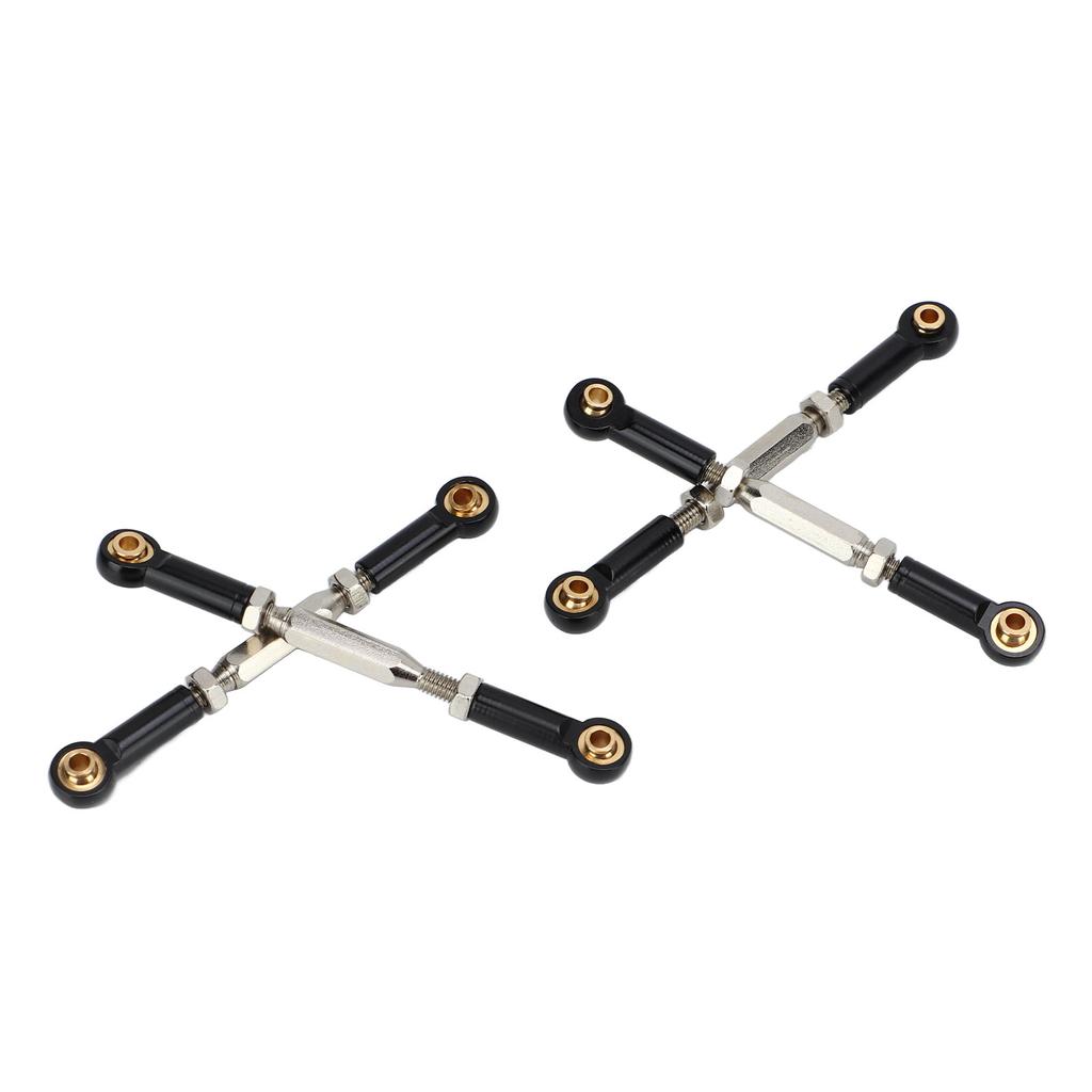 4 шт. Тяги развала для радиоуправляемой машины, черные, из алюминиевого сплава, снижают вибрацию, прочные, изысканные, 110 тяг развала