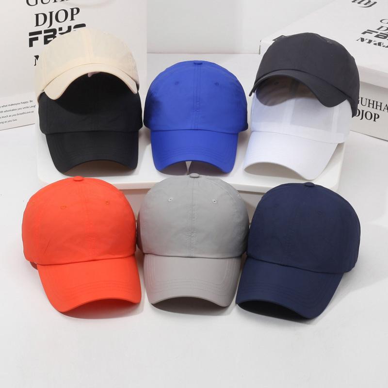 Summer Men'S And Women'S Sports Hats Simple Fashion Quick-Drying Sunshade Sun Protection Outdoor Light Board Sun Hat Cap