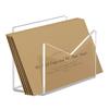 2 Pack Sturdy Lightweight Construction Acrylic Mail Organizer  Office Organization