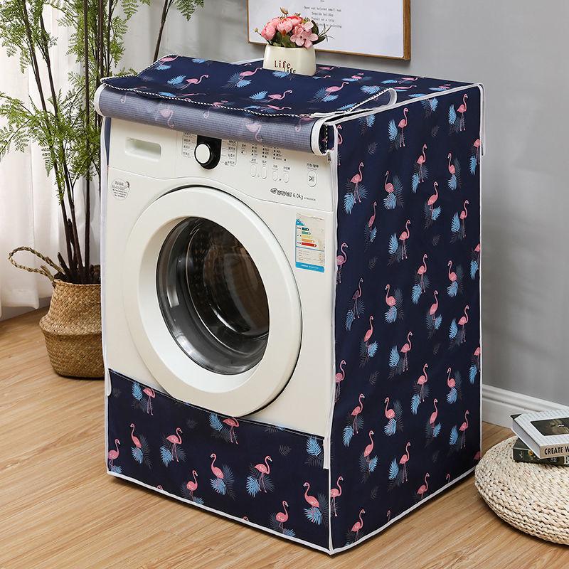 Водонепроницаемый чехол для стиральной машины, домашний полиэстеровый валик для стирки, серебряное покрытие, пылезащитный чехол