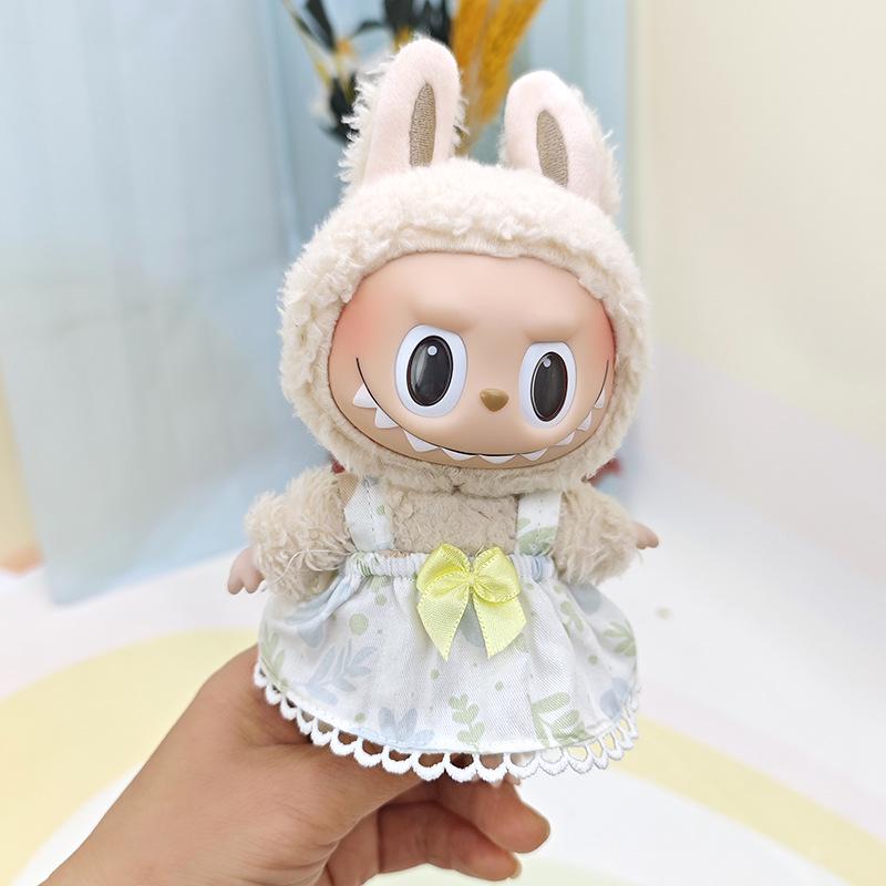 Labubu 17cm Pendant Clothes: Single Pants & Skirt Accessories for Replacement