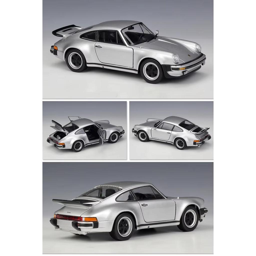 Welly 1/24 Scale 1974 Porsche 911 Turbo 3.0 Alloy Sports Car Model Diecast Metal Toy Vehicle Car Model Simulation Collection Kids Gift