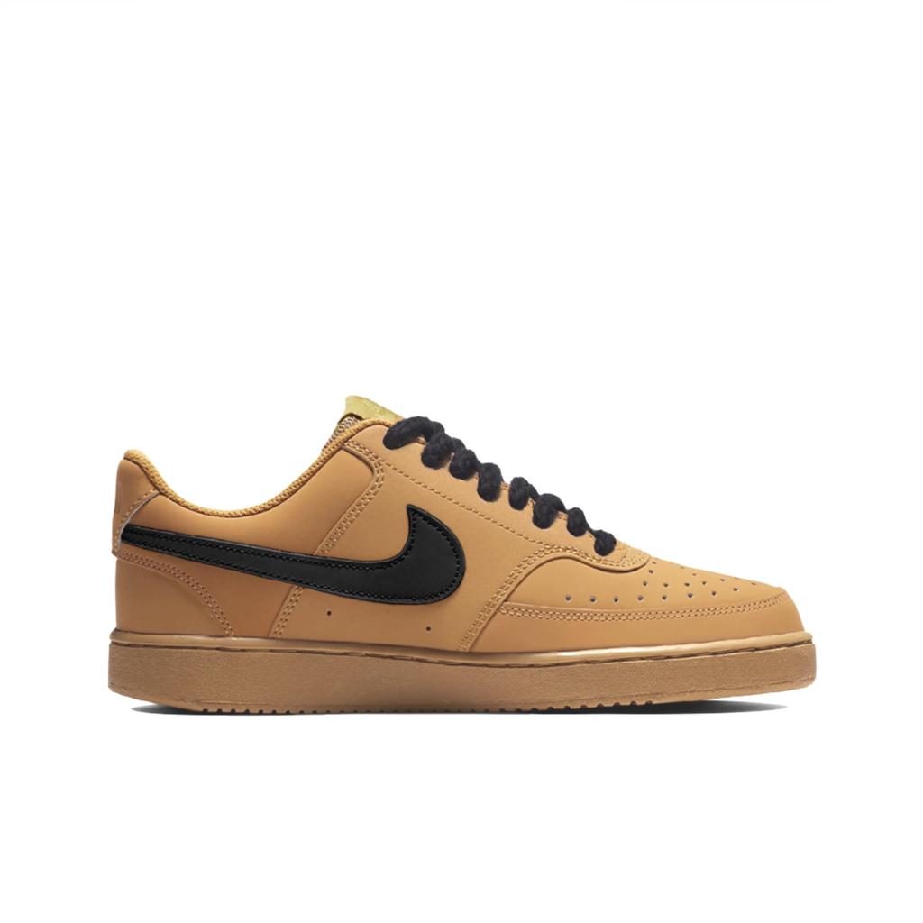 Nike Court Vision 1 Холодная Ночь Пшеничный Тень Синтетическая Кожа Амортизация Устойчивая к Истиранию Амортизация, Устойчивая к Износу CD5463-200(Team1791-)