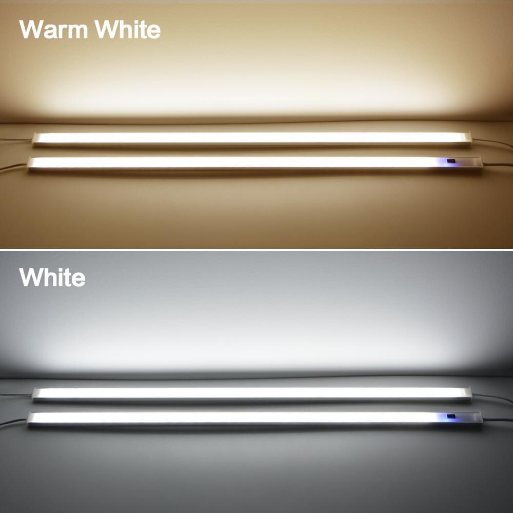 1-5 шт. комплект серии Smart LED кухонный светильник 12 В светодиодный светильник для бара с алюминиевым профилем, трубчатые лампы, датчик ручной развертки, светильник для шкафа для кухни спальни