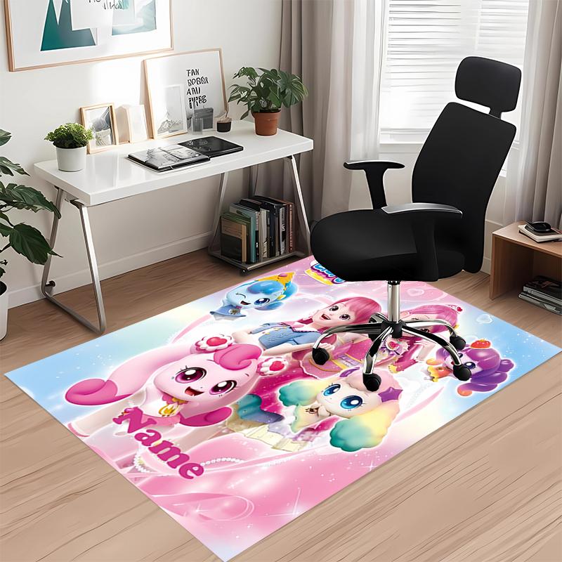 Custom Name Twinkle Catch Teenieping Printed Carpet, for Office Chair Living Room Bedroom Kitchen Room Decor Gifts.