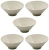 Mino Ware Rice Set of Bowls, Small, 5, Shirahagi, 537-40-41E(5)