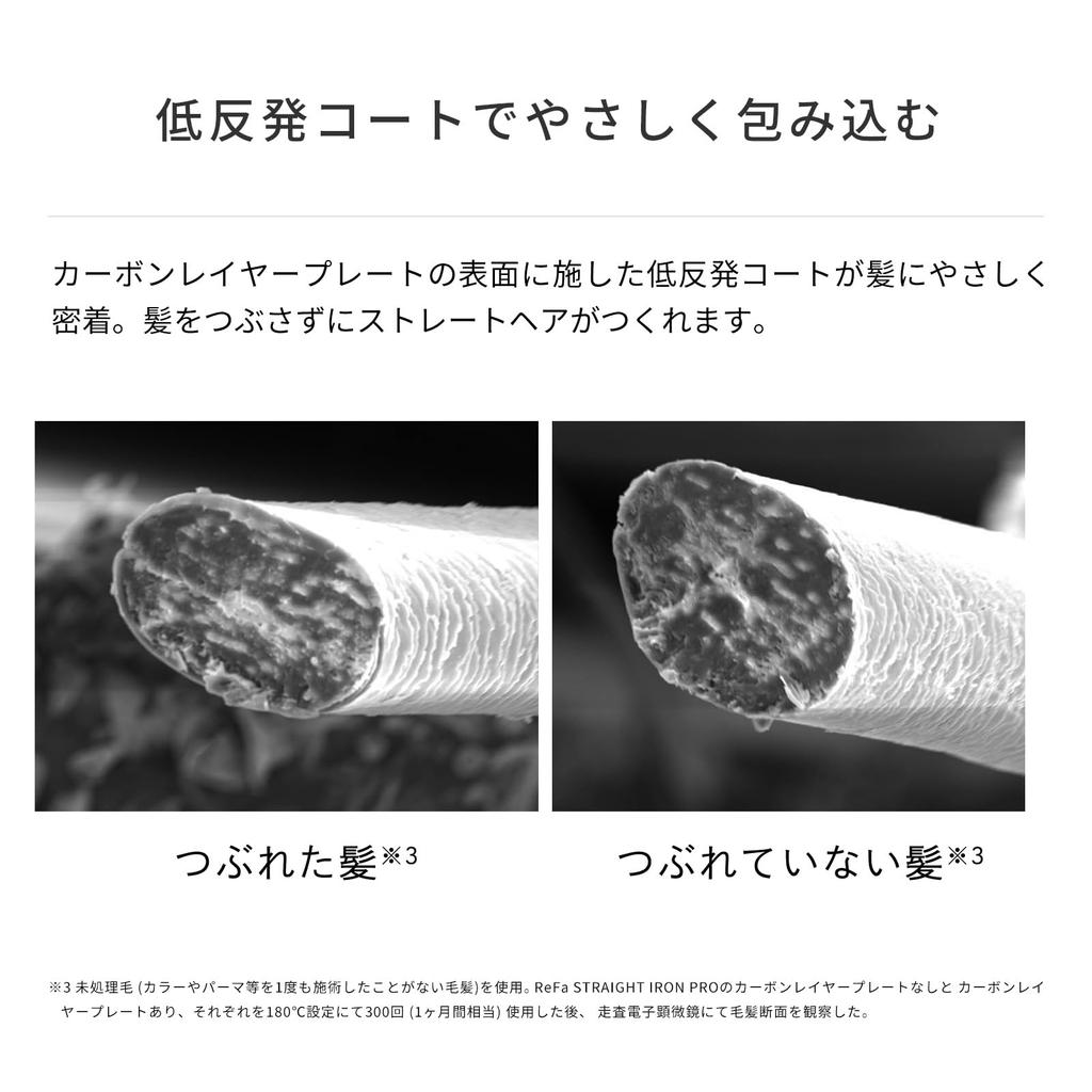 Store ReFa STRAIGHT IRON PRO Hair Arrangement Guidebook Included New Model [Official Only] (white)