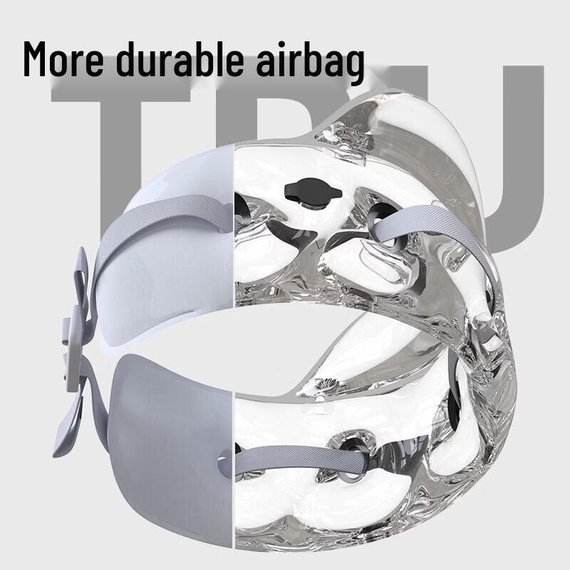 HEZHENG Portable Inflatable U-Shaped Travel Pillow CN plug (adapter included)