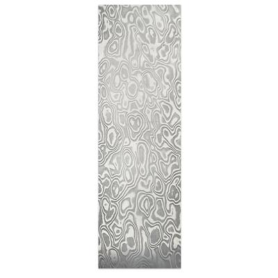 Материал сэндвич-панели из дамасской стали, закаленная сталь с рисунком, сглаженная для изготовления резака