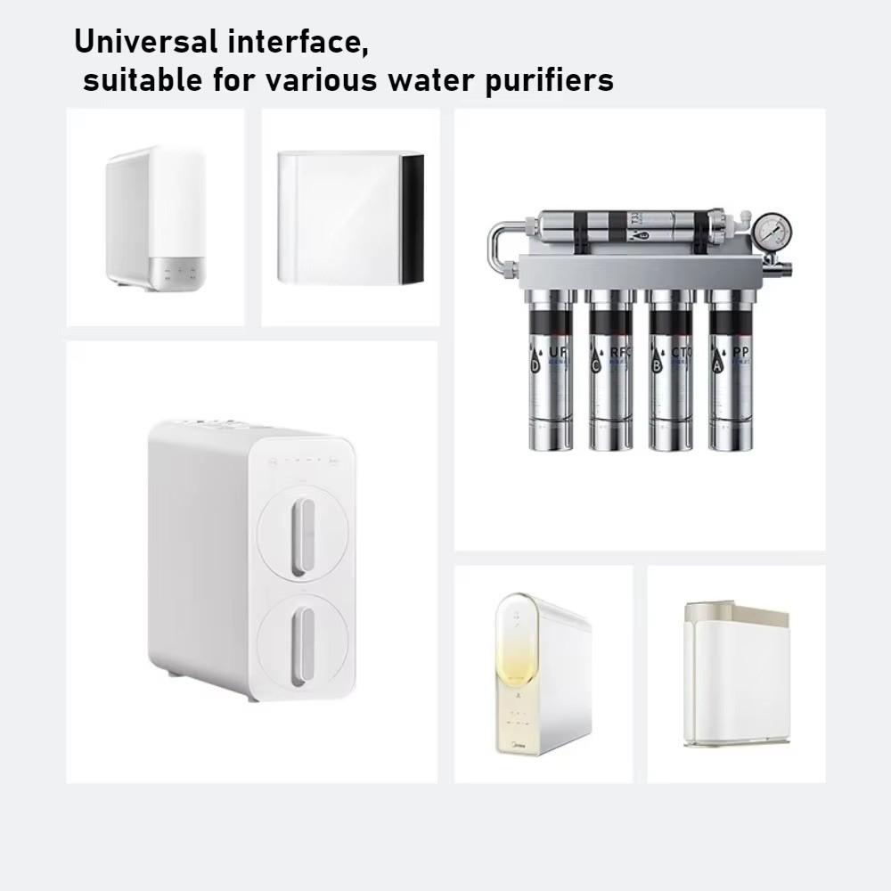 Brass Water Purifier Tee Connector Stainless Steel Three Way Ball Valve Water Purifier