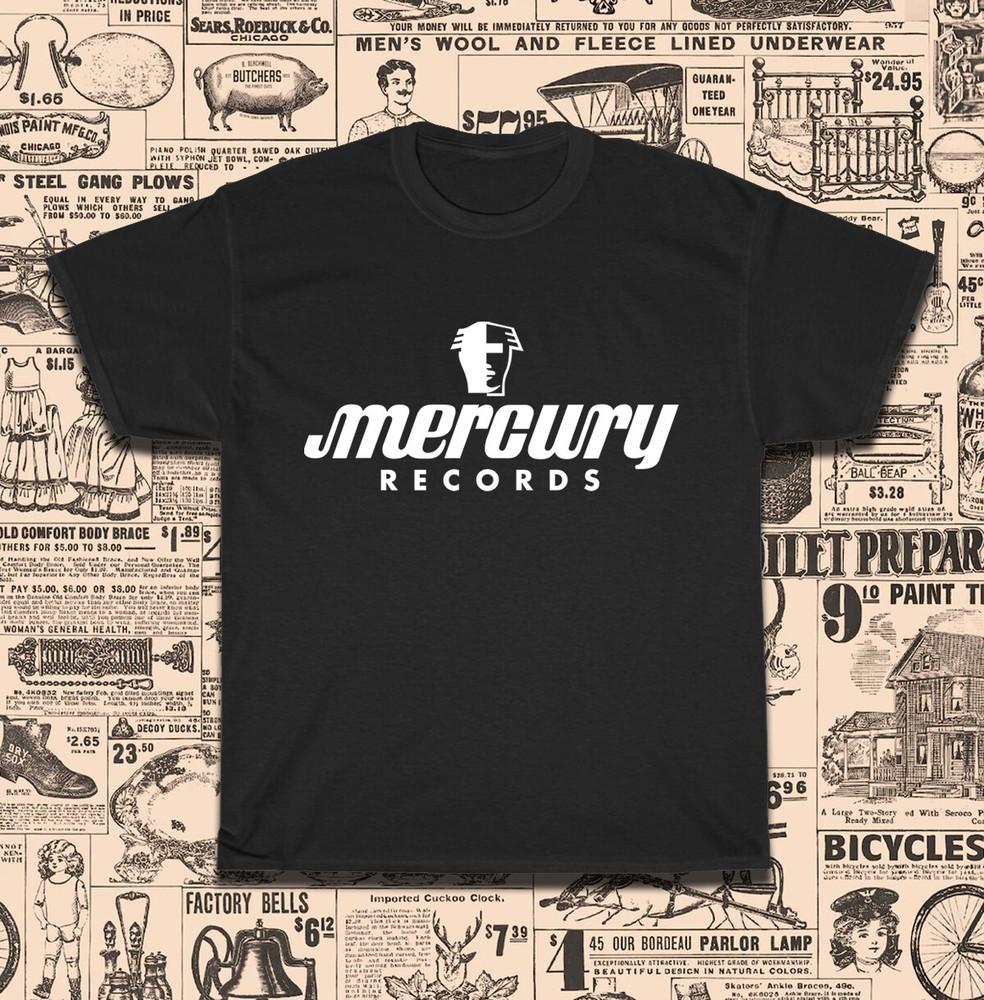 New Mercury Records Logo Men039s TShirt American Size S5XL TShirt Unisex T-Shirt