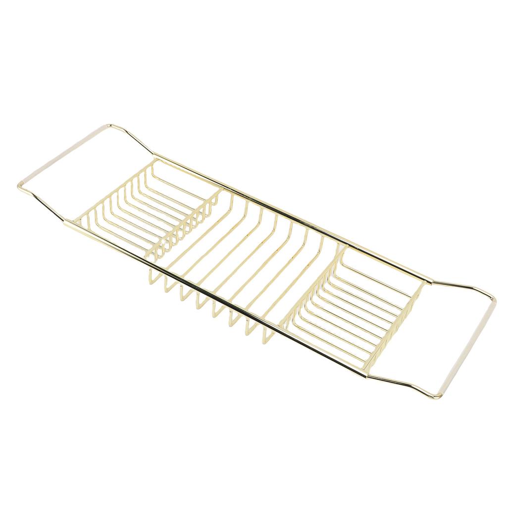 Поднос для ванны Раздвижной поднос для душевой кабины из нержавеющей стали для роскошной ванны Аксессуары для ванной комнаты