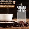 Stainless Steel Mason Jar Coffee Grinder Ceramic Core Bean Grinder Tools  DIY Grinding