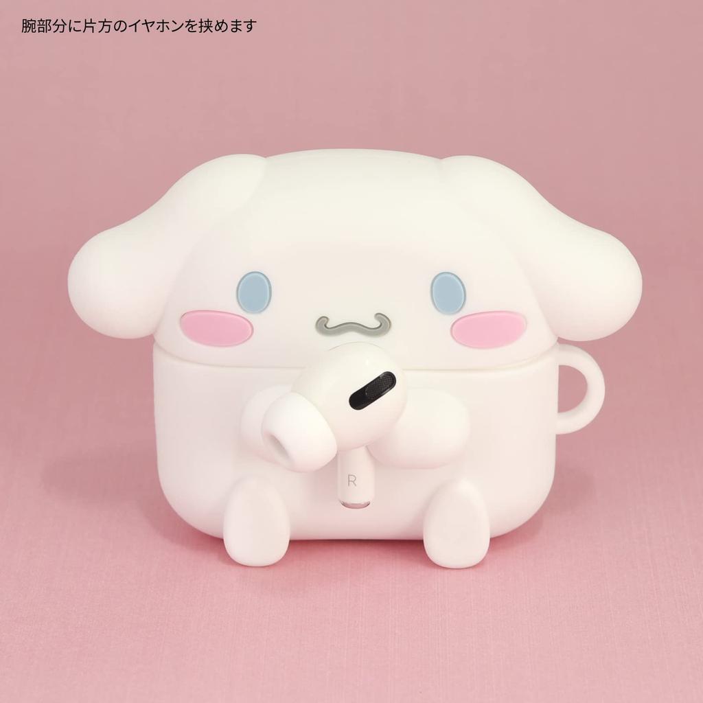 Gourmandise Силиконовый чехол Sanrio Chara Coors AirPods Pro Pro, совместимый с Cinnamoroll (Второе поколение)/AirPods SANG-274CN