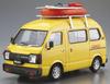 Aoshima Bunka Kyozai The Model Car Series Subaru K88 Sambar High Roof 4WD 1980 Пластиковая модель, отлитая в цвете 1/24 № 55