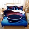 3D хоккейная серия, комплект постельного белья, спортивный пододеяльник, наволочка, 2/3 шт. DE135 * 200, для комнаты для мальчиков, полный размер, мягкое моющееся украшение для дома