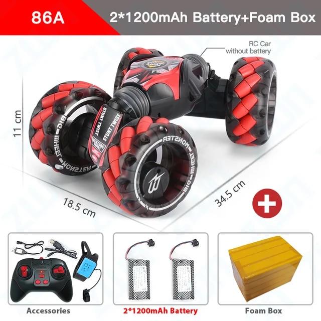 Новый 1:12 4WD RC автомобильный радиоприемник с жестами, индукционный музыкальный свет, трюк, дистанционное управление, автомобиль для бездорожья, игрушки для мальчиков, подарки для детей