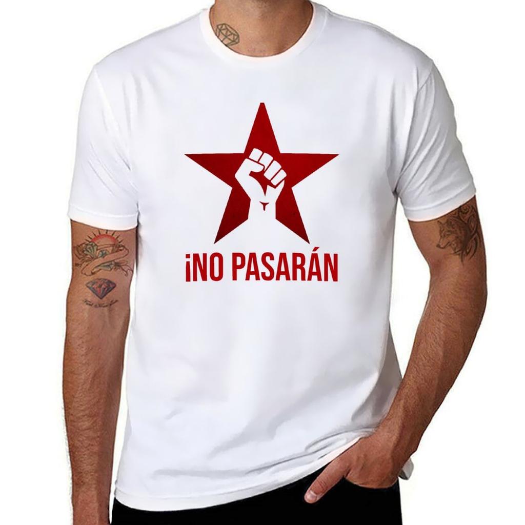 No Pasaran Tshirt Dry Fit Athletic Short Sleeve Shirt