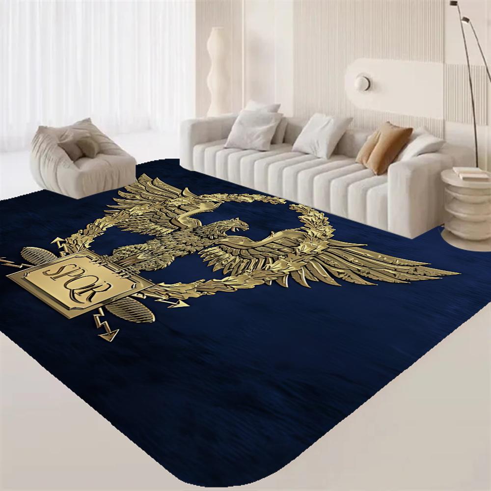 Римский S-SPQR Коридорный ковер Моющийся Нескользящий Коврик для зоны дивана и кресел в гостиной Кухонный придверный коврик Ковер