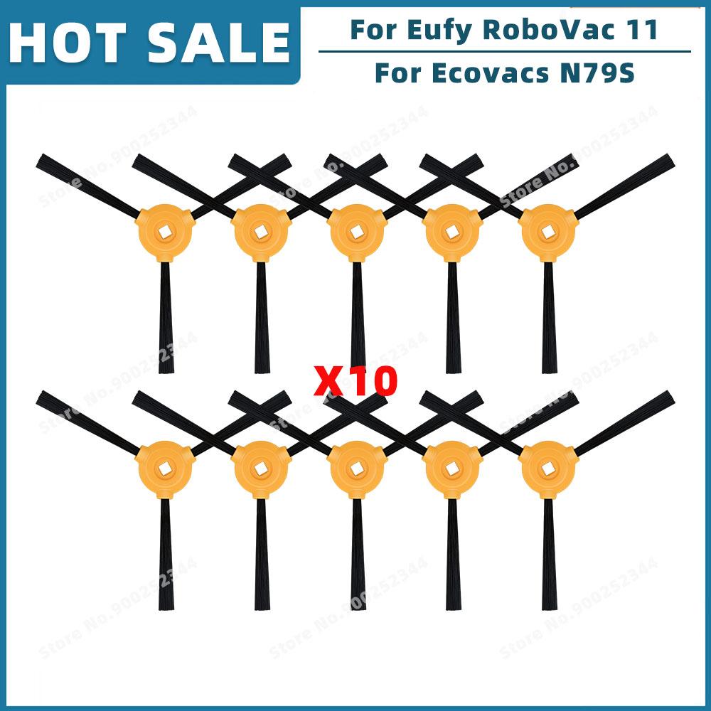 Совместимость для ( Eufy RoboVac 11 11C, Cecotec Conga Excellence 990, Ecovacs N79S ) Запасные части Основная боковая щетка HEPA-фильтр