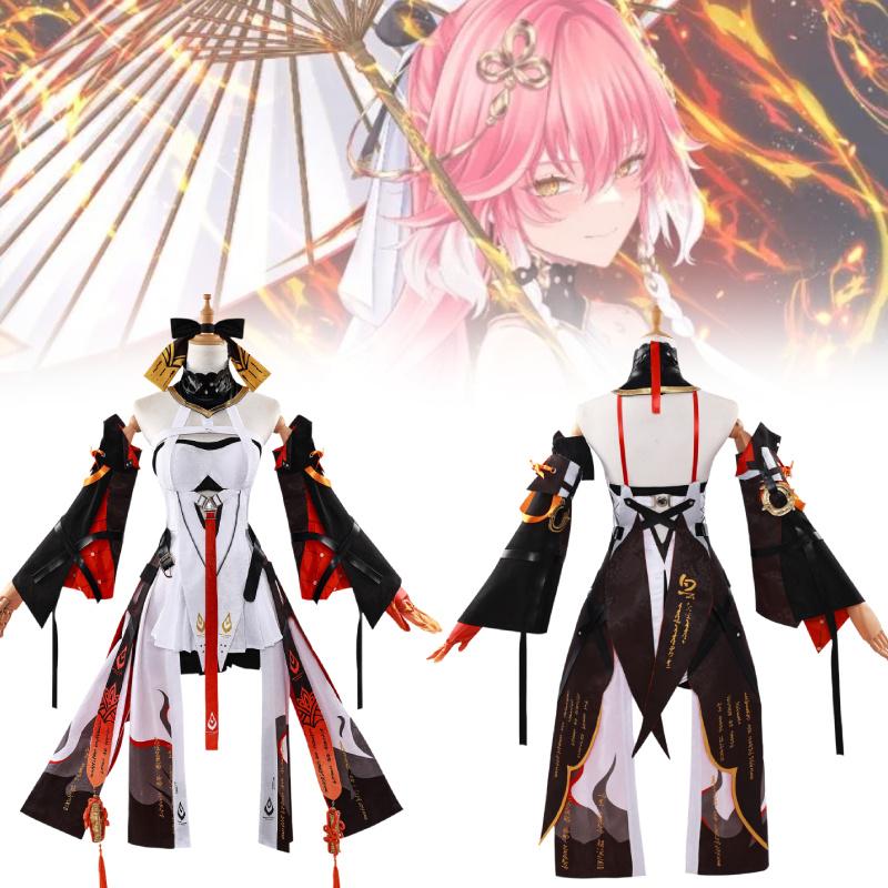 Милый и свежий костюм для косплея Лонг Ли, в комплекте с париком и обувью, для поклонников аниме