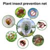 Garden Plant Mesh Cover Insect-proof Full Protection Drawstring And Zipper Closure Anti Birds Cicadas Fruit Tree Blueberry