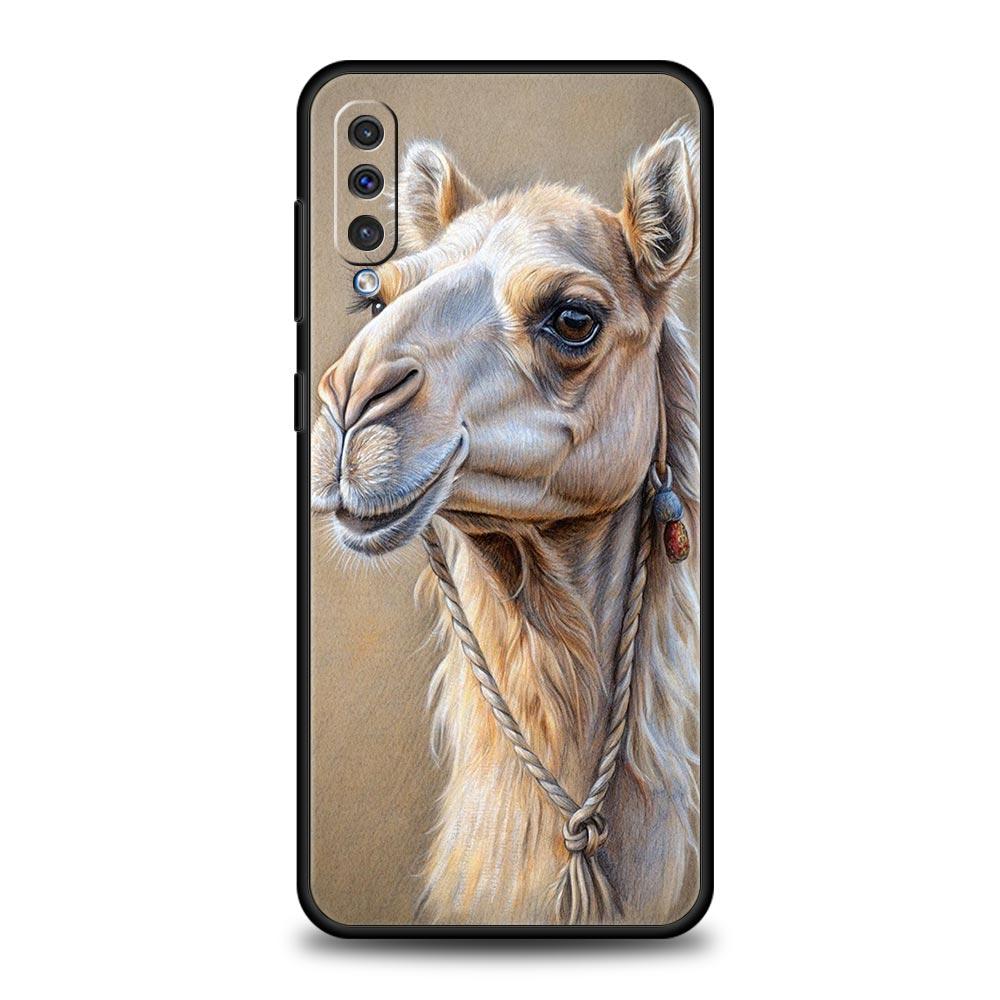 Animal Camel Phone Case for Samsung Galaxy A56 A54 A42 A36 A34 A26 A24 A16 A14 A12 A06 A50 A52 A10 5G Soft TPU Shell Fundas Bags