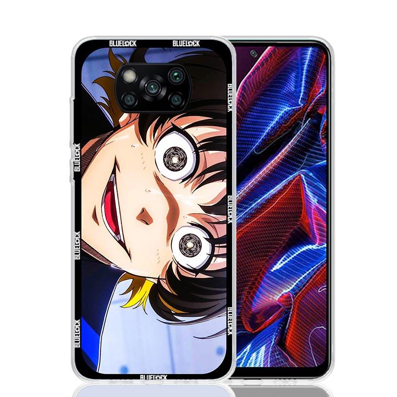 Чехол для телефона Football Anime Blue Lock для Xiaomi Poco X7 X6 X5 Pro F7 Ultra Redmi 15C 15 13 13C 12 12C 10 10A 10C 9 9A 9C 9T