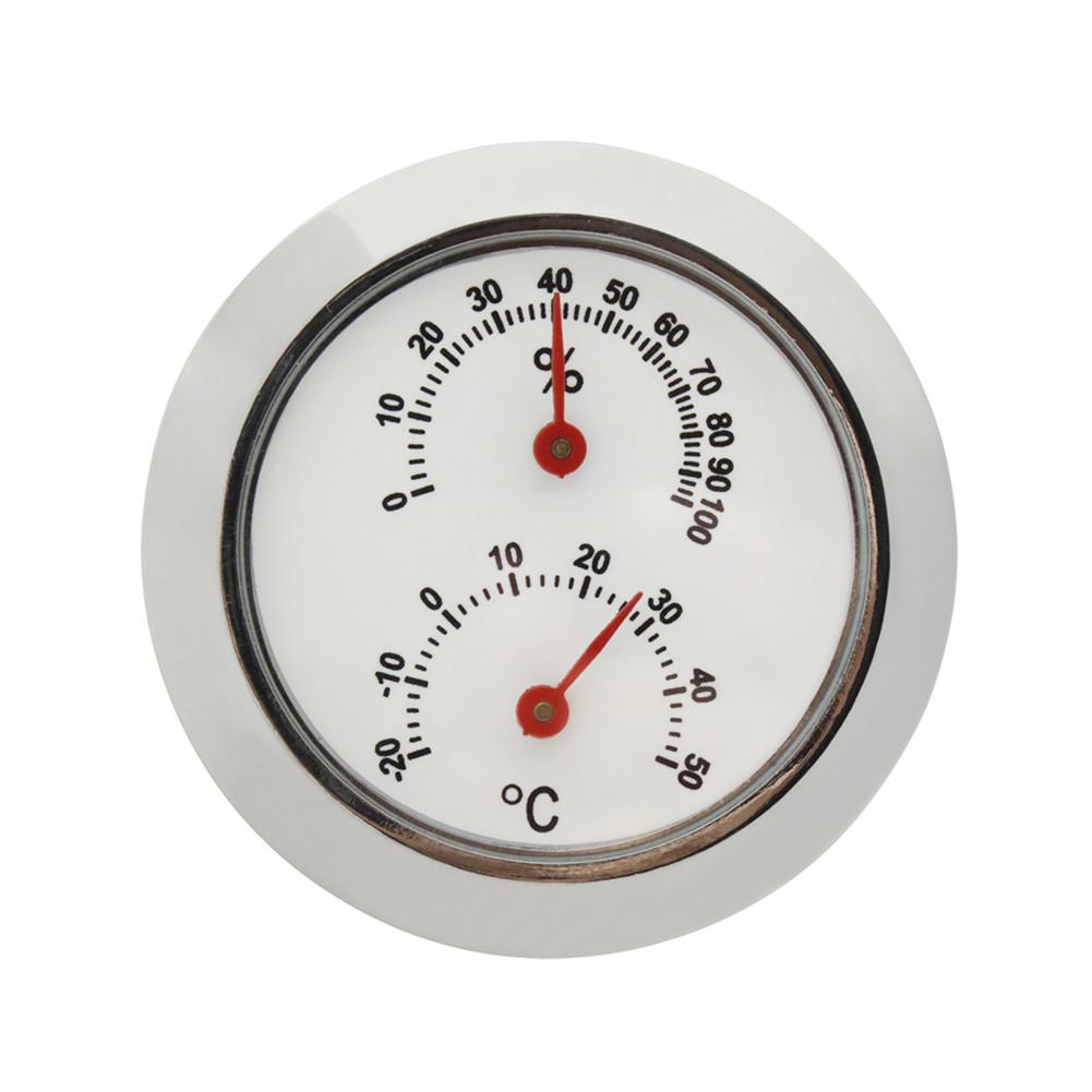 Household Mini Metal Thermometer Hygrometer for Room Temperature Humidity Meter