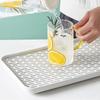 Cutlery Filter Plate Plastic Drain Tray Dish Rack Multi-Use Bowl Cup Drainer Kitchen Tableware