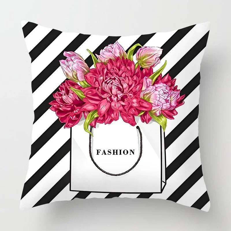 Nordic Young Women's Favorite Pillowcase Home Decoration Living Room Decoration Sofa Cushion Cover 60*60 Car Cushion Cover 40*40