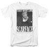 Футболка Scarface Business Face Лицензированный Гангстерский Фильм Тони Монтана Ретро Белый