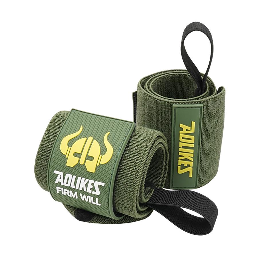 AOLIKES Premium Wrist Support Fitness Wristbands Protect Your Wrist During GYM Workouts Ideal for Intense Bench Press Deadlift 1